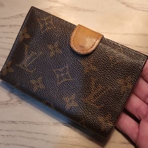 AUTHENTIC Vintage 70s Louis Vuitton Snap Purse Wallet made for Saks Fifth Avenue